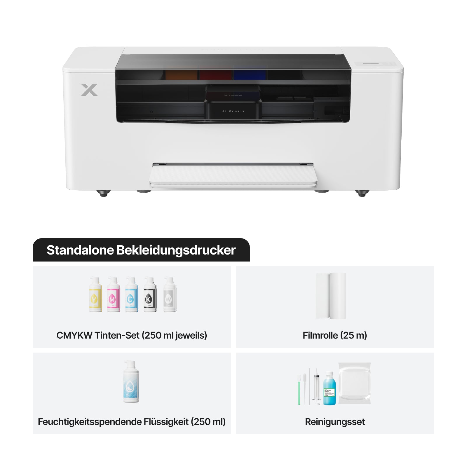 xTool Apparel Printer: One-Click-DTF-Drucker, mühelose Anpassung für dein Geschäft