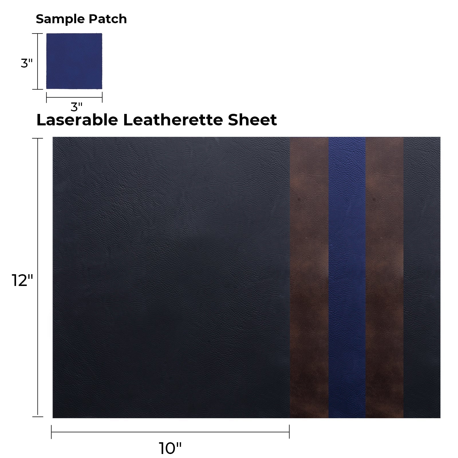 Laserable Leatherette Sheet (5 Stk.)