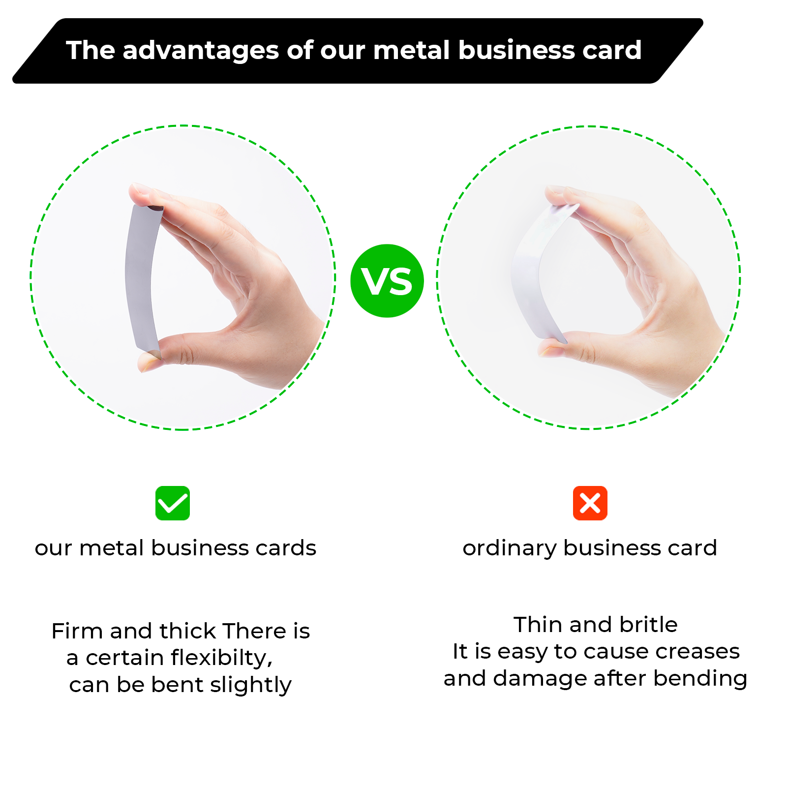 Metal Business Cards (20 Stk.)