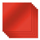 3 mm Blassrote Spiegel-Acrylplatte (5 Stk.)