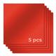 3 mm Blassrote Spiegel-Acrylplatte (5 Stk.)