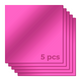 3 mm Rosa Spiegel Acryl Blatt Plexiglas (5 Stk.)