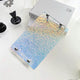 3 mm schillernde transparente blaue Folie Wasser Ripple Acryl Plexiglas (3 Stk.)